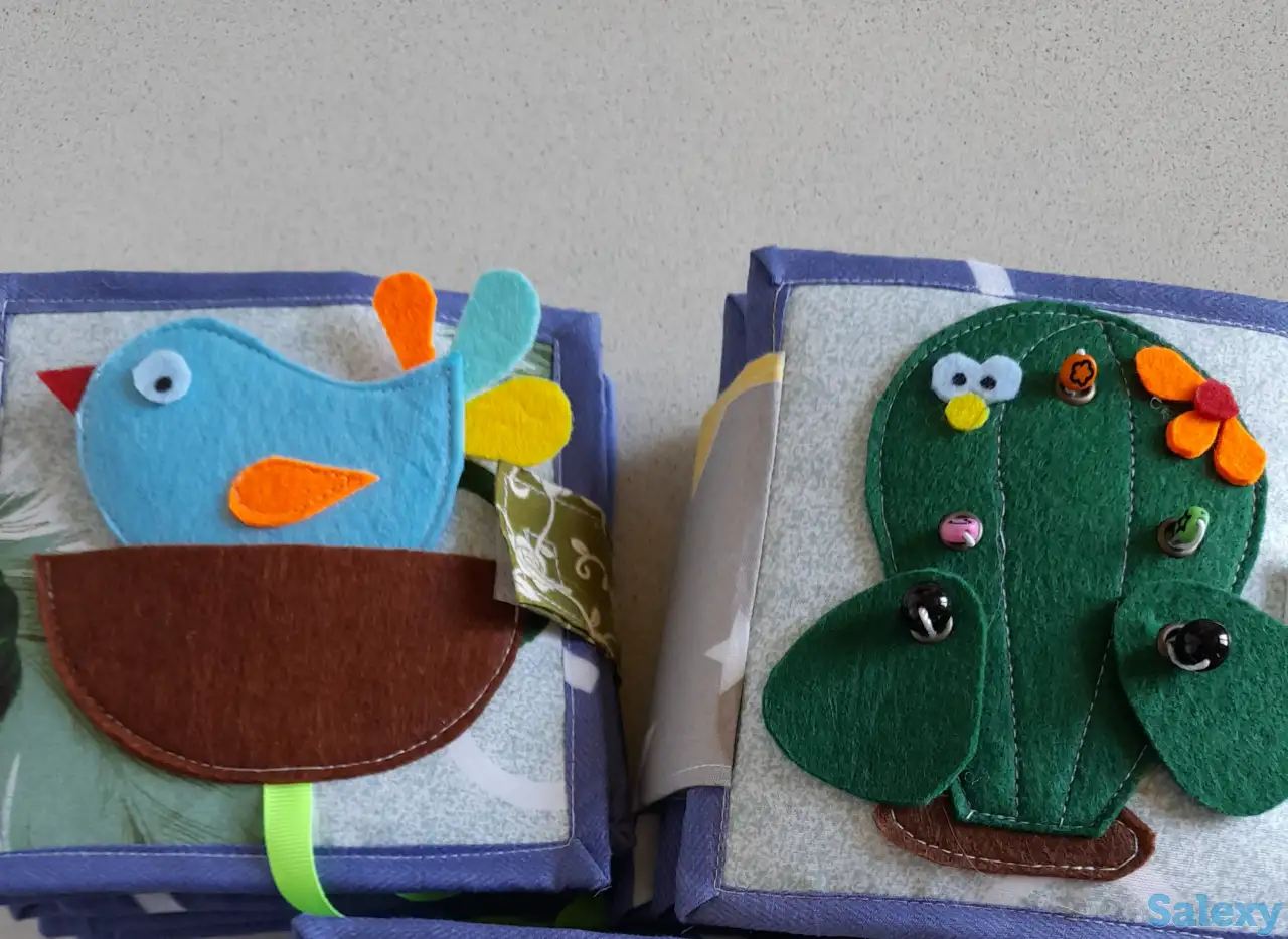 Развивающие книжки из фетра, фотография 2