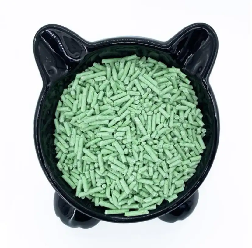 Комкующий наполнитель для кошек Тофу С Ароматами Зеленное яблоко, Вишня, Ваниль, Клубника, Нейтральный, фотография 12