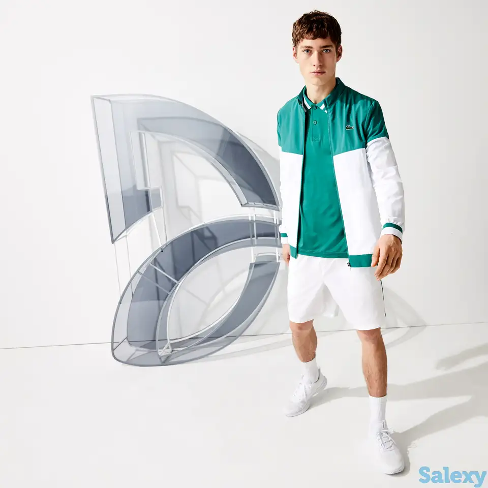Мужская куртка lacoste sport x novak djokovic на молнии, фотография 1