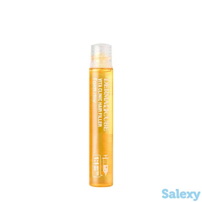 Филлер для волос farmstay derma cube vita clinic hair filler (10 шт.), фотография 3