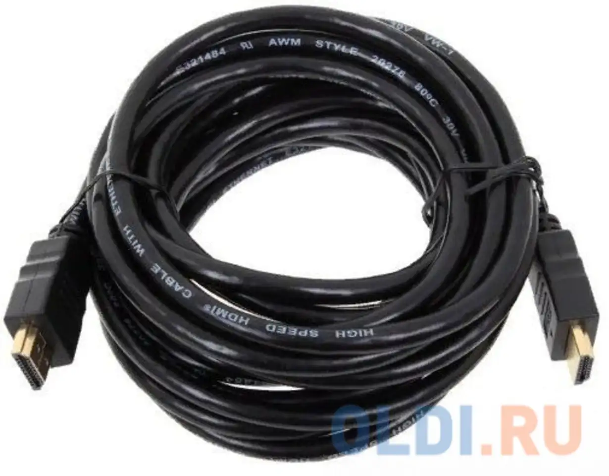 Кабель hdmi 7м premier 5-815 круглый черный, фотография 1