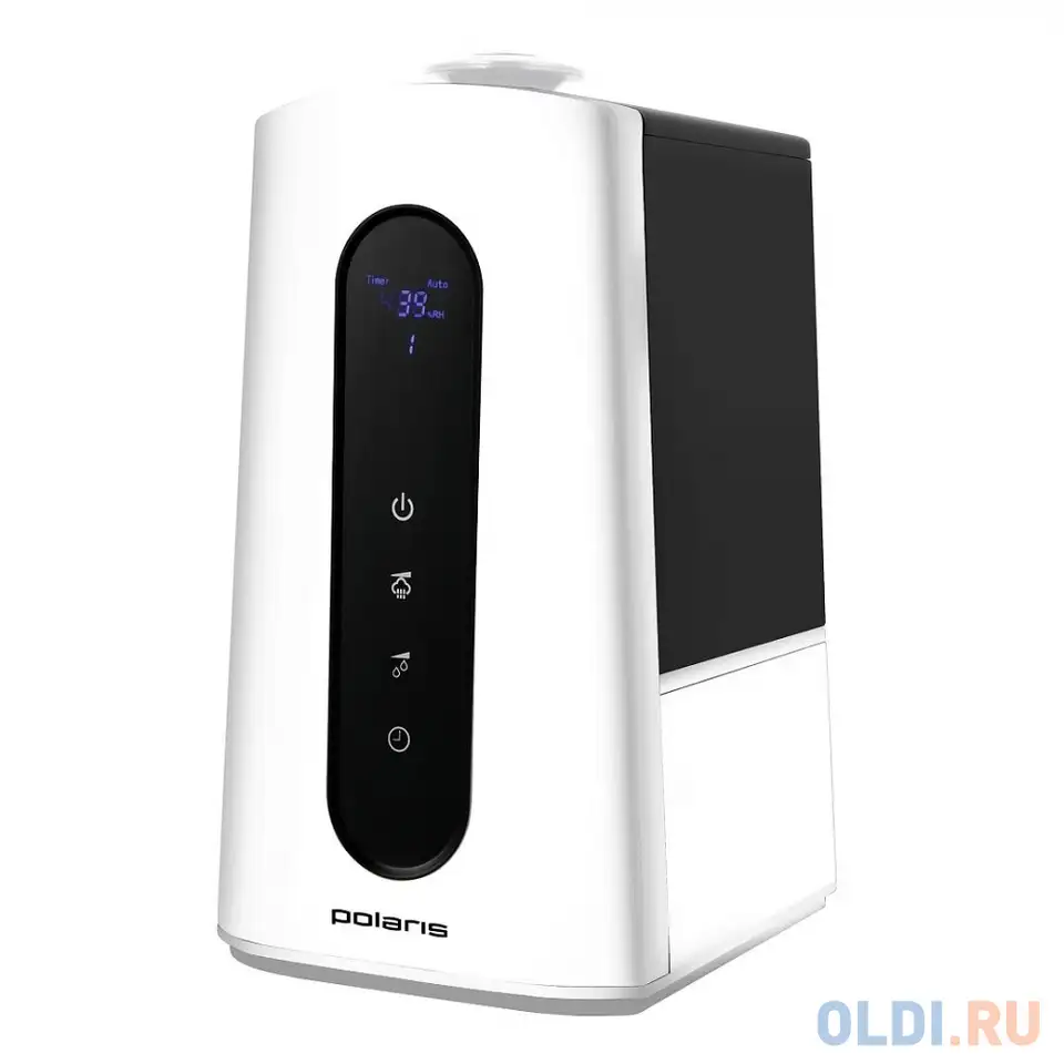 Увлажнитель воздуха polaris puh 0545d 30вт (ультразвуковой) белый/черный, фотография 1