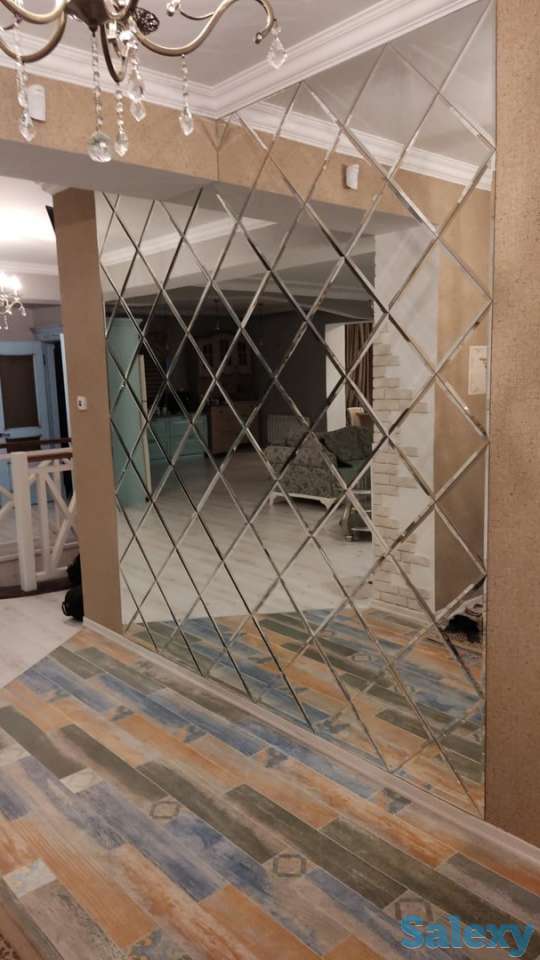 Зеркала, стекла, багет, фотография 1