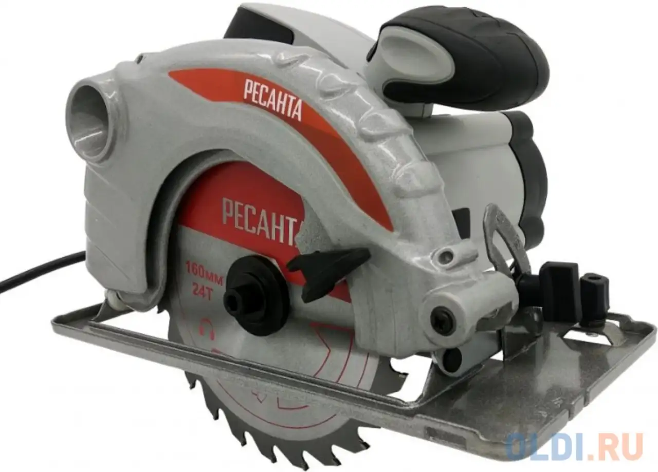 Дисковая пила ресанта дп-165/1300 1300 вт 165мм, фотография 1