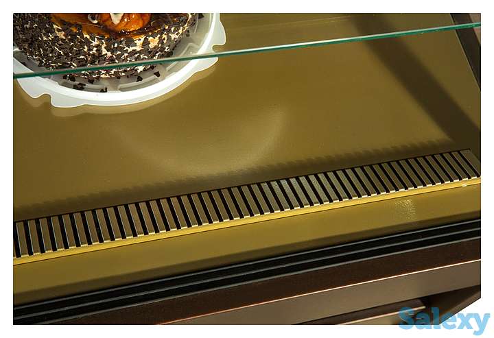 Витрина кондитерская Carboma KC70 VM 1,3-1 Light, шоколад / золото), фотография 5