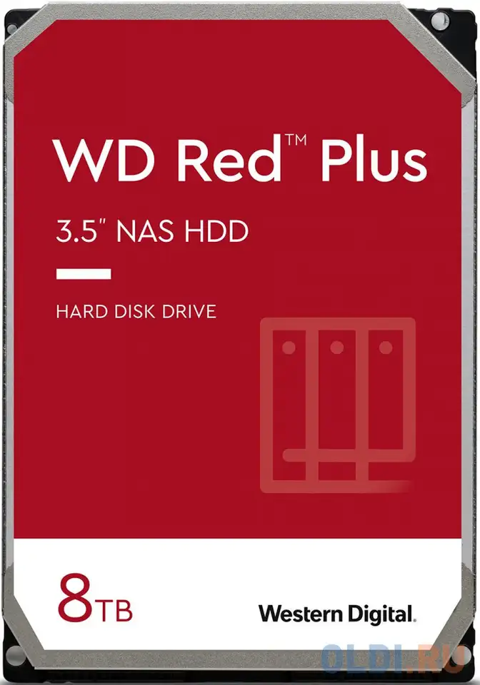 Жесткий диск western digital red plus 8 tb, фотография 1