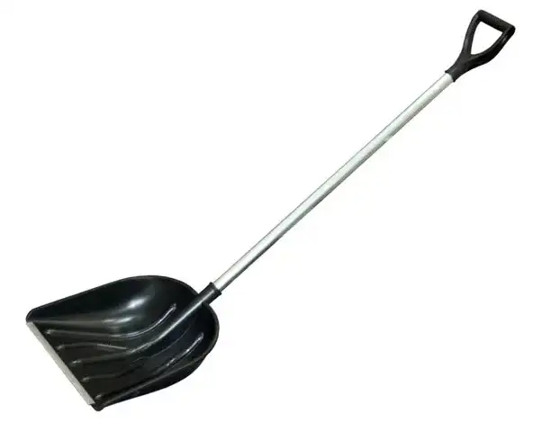Лопата пластиковая для уборки снега с черенком, фотография 1