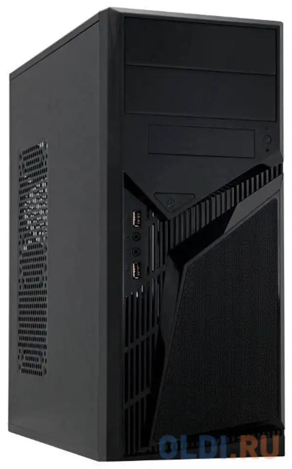 Корпус atx powercool s1007bk u3 450 вт чёрный, фотография 1