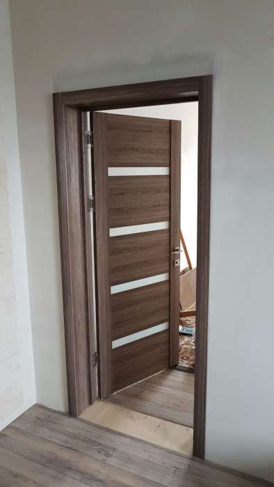 Установка междком. Дверей и кафель, фотография 1