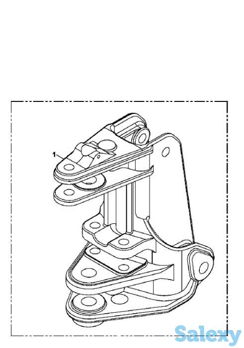 Поворотная станина (седло, конек) на экскаватор-погрузчик Hidromek 102B, 102S, фотография 1
