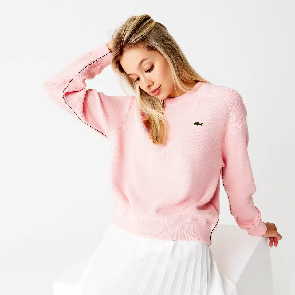 Женский свитер lacoste из органического хлопка, фотография 1