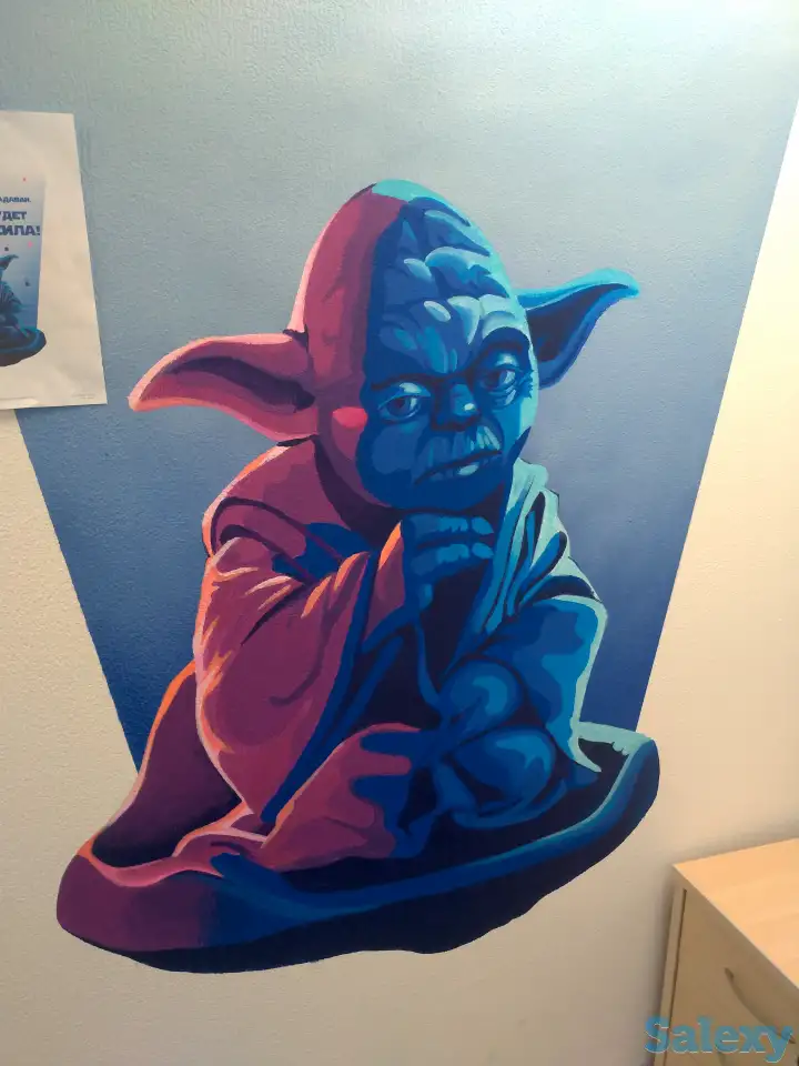 Роспись стен,  дизайн интерьеров., фотография 2