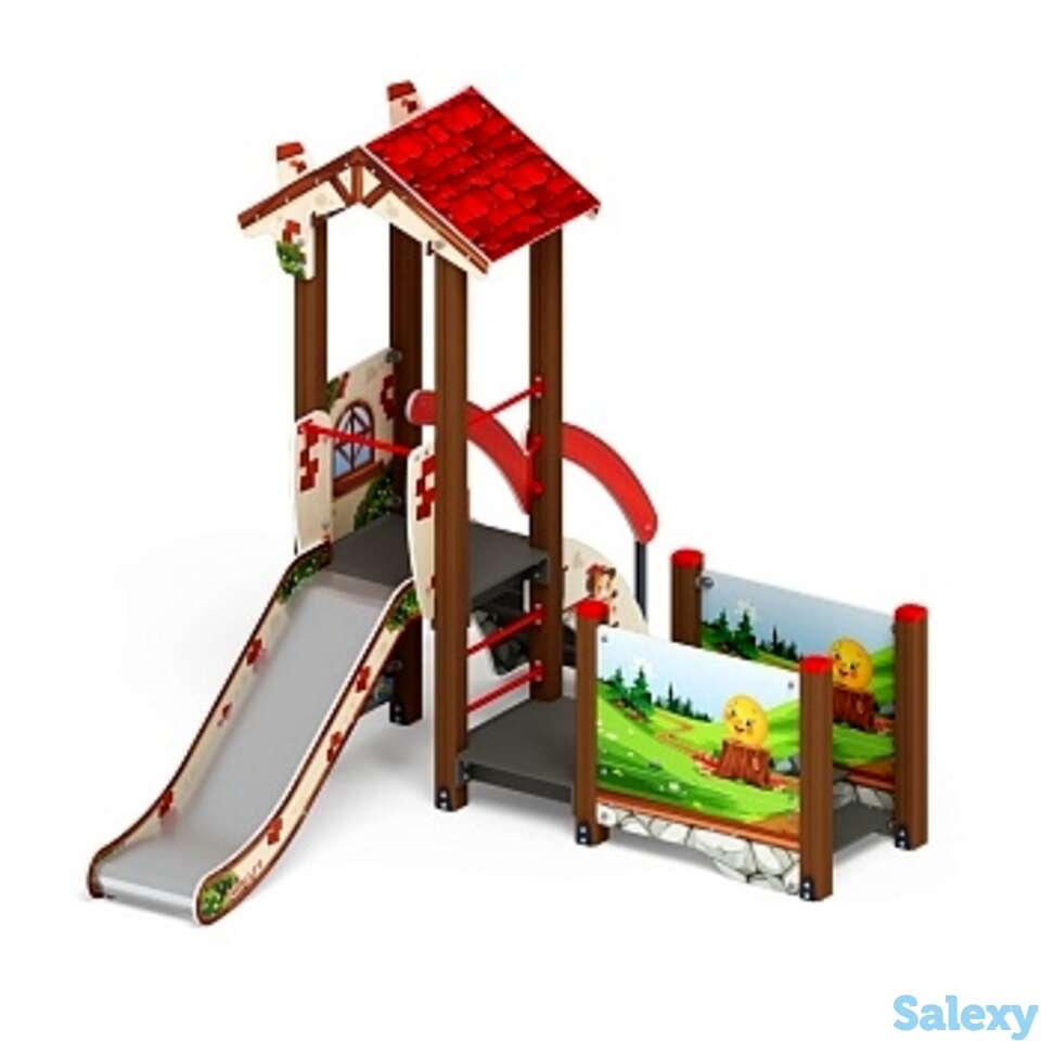 В гостях у сказки - дик 1.05.01-05.с - игровой комплекс h=900, фотография 1