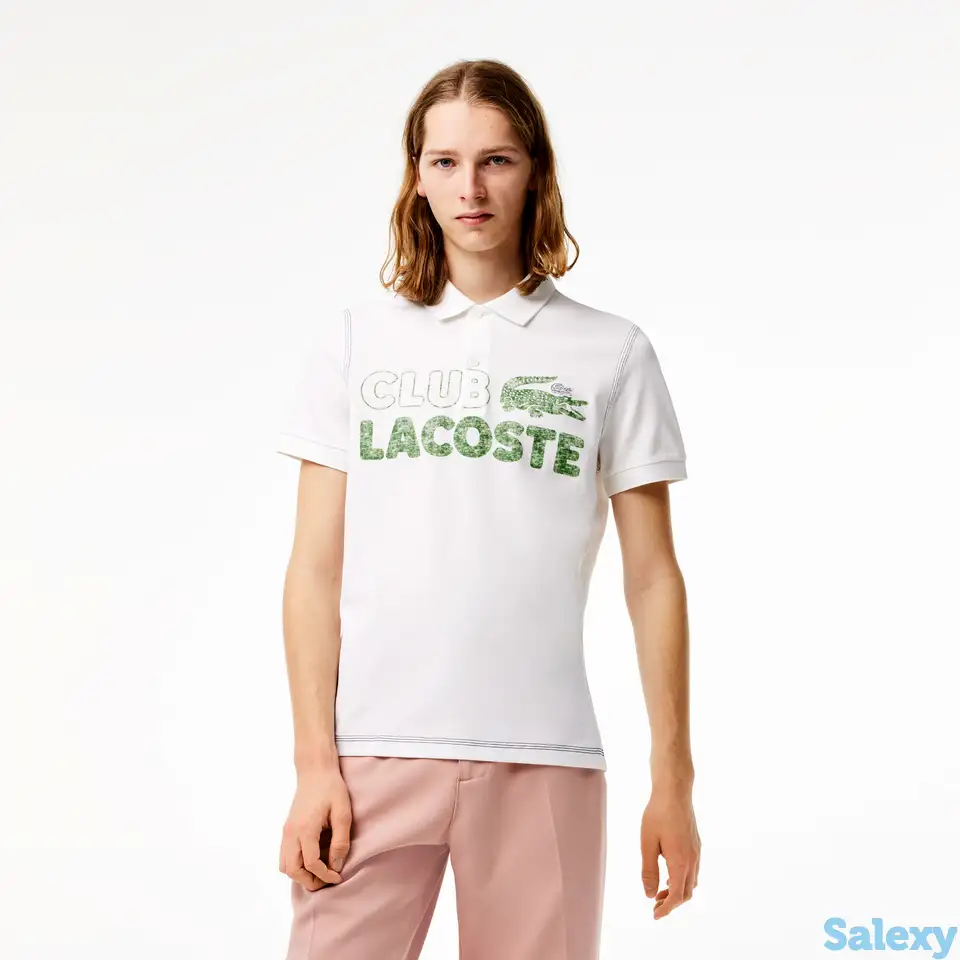 Мужское поло lacoste из органического хлопка, фотография 1