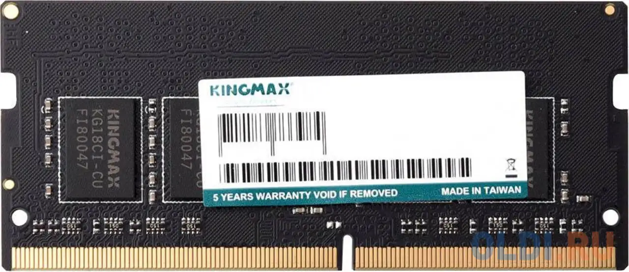 Оперативная память для ноутбука kingmax km-sd4-2666-4gs so-dimm 4gb ddr4 2666mhz, фотография 1