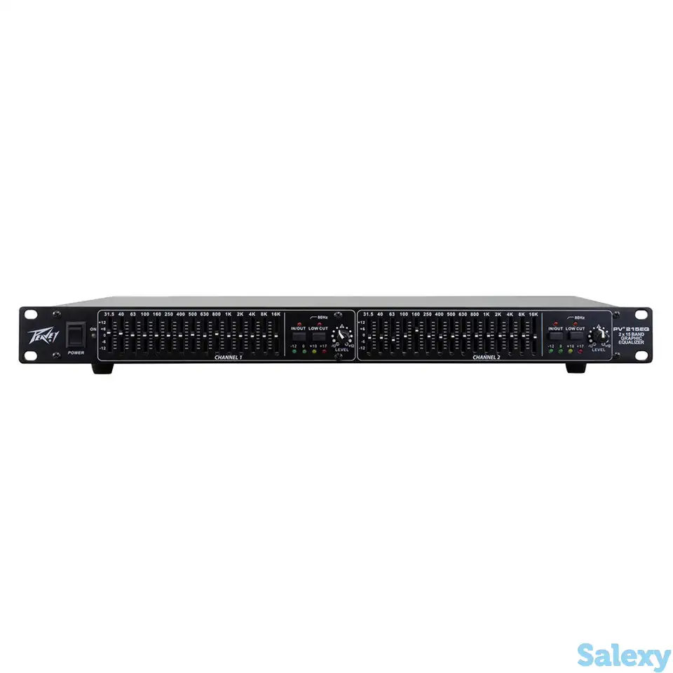2-канальный 15-полосный эквалайзер peavey pv 215eq, фотография 1