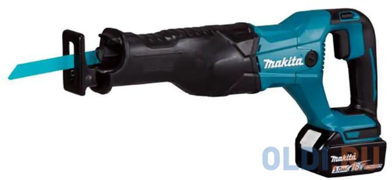 Ножовка makita djr186rfe 187266  18в 2х3ачli-ion 0-2800об\\м ход-32мм рез-255мм 3.5кг, фотография 1