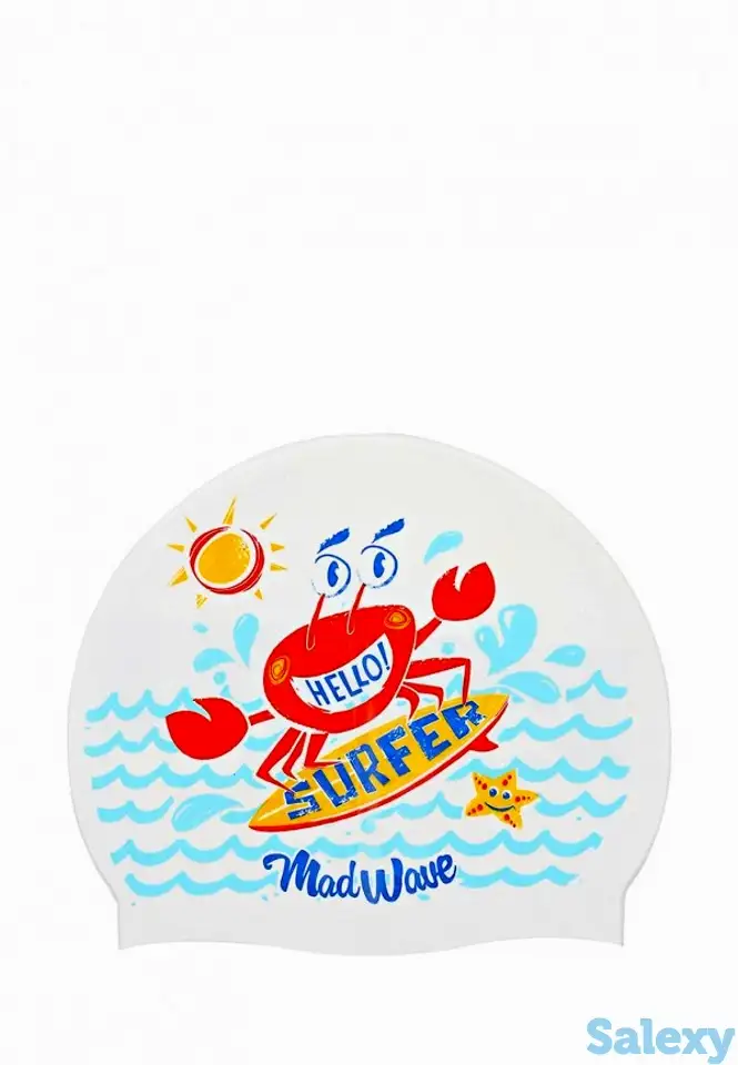Шапочка для плавания madwave, фотография 1