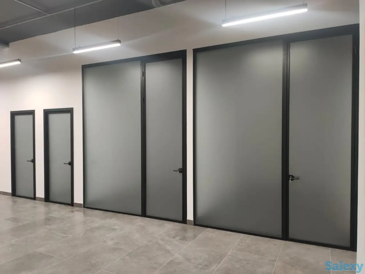 Офисные перегородки, перила, тонировка и ролл шторы, фотография 1