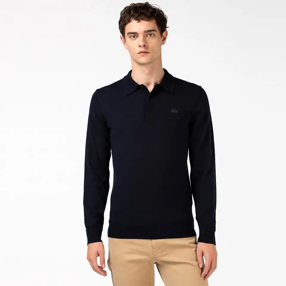 Мужской свитер lacoste из шерсти мериноса, фотография 1
