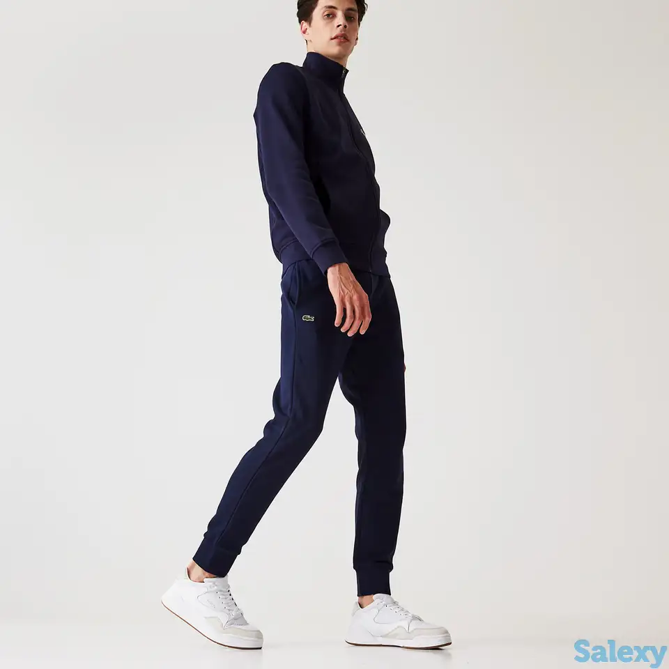 Мужские теннисные спортивные штаны lacoste sport из хлопкового флиса, фотография 1