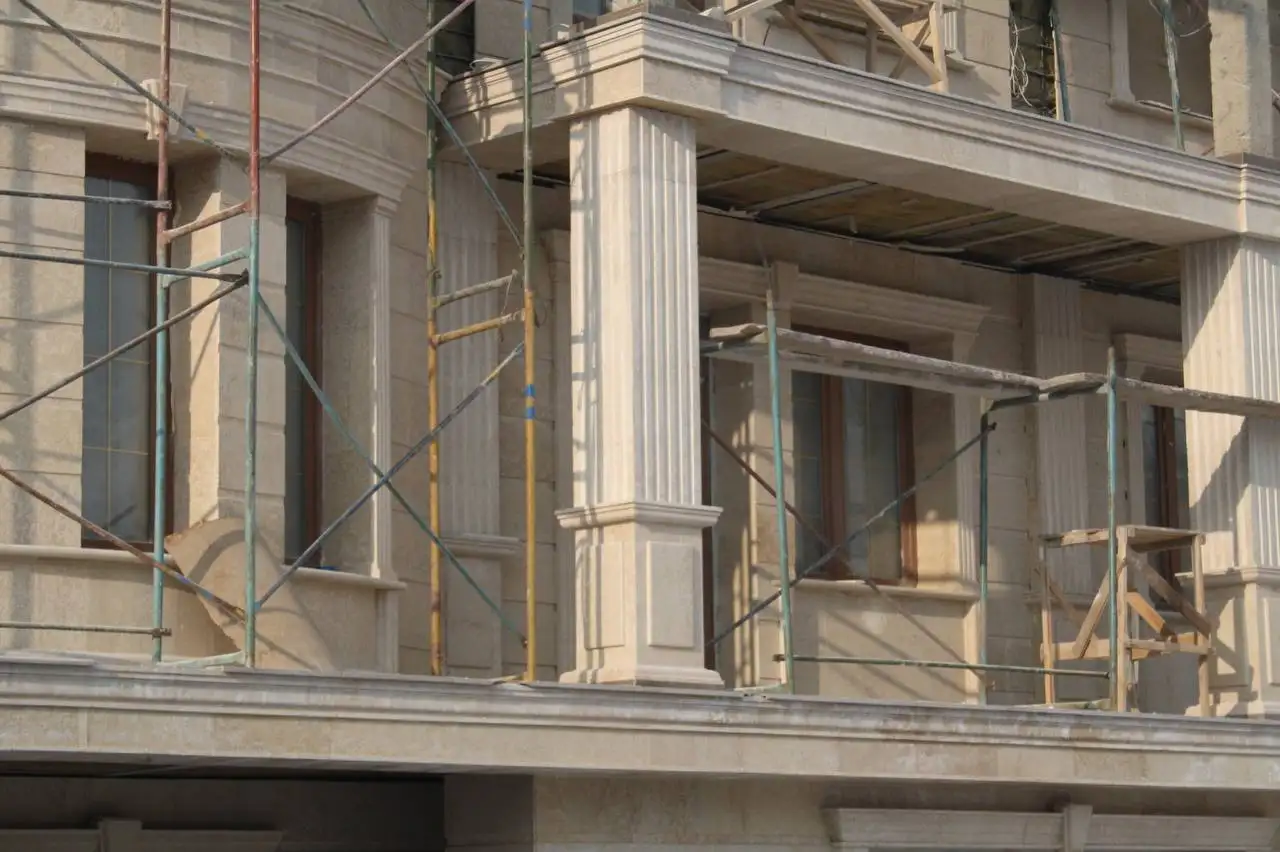 Травертиновые колонны Алматы, колонны из мрамора, гранита, травертина, оникса. Опыт 20 лет, фотография 3