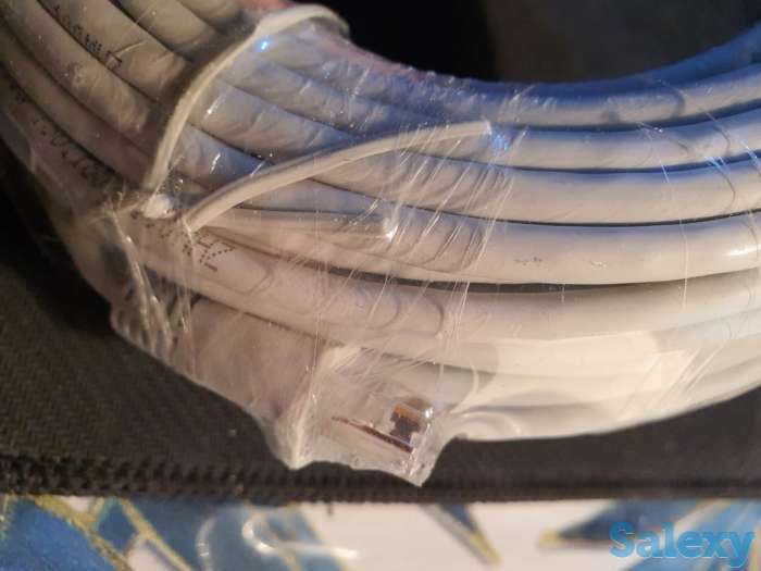 LAN Кабель UTP, CAT 5e 4Pairs 24 AWG шнур, провод усиленный 30 метров, фотография 4