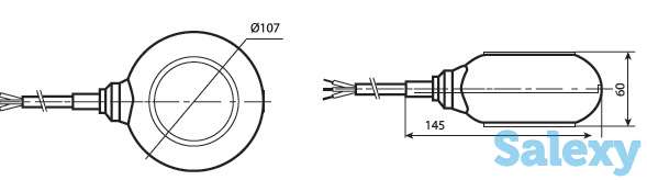 Поплавковый выключатель TSY-3 шнур 2 метра Энергия, фотография 2