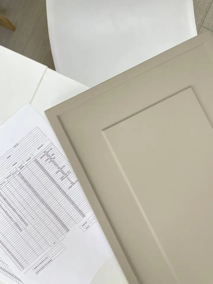 Изгoтовлeниe мебeльных фасадов МДФ в плёнкe ПВX, черновые, крашеные, фотография 5