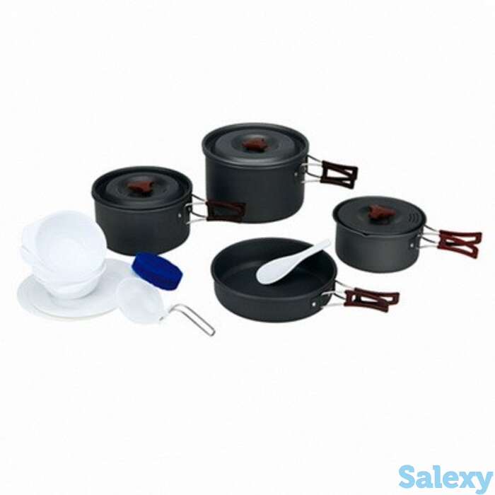 Набор посуды туристический fire-maple fmc-206 из анодированного алюминия, фотография 1