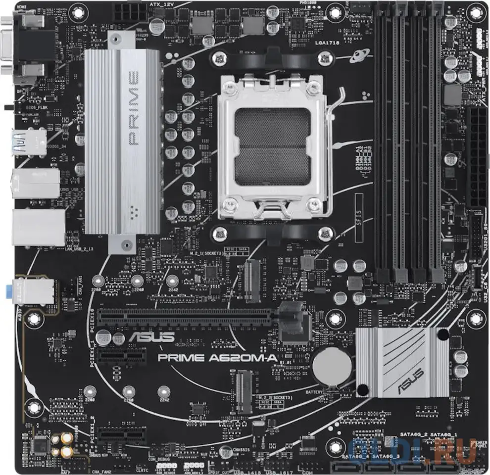 Prime a620m-a-csm/am5,a620,usb3.2 gen 1,aura,mb, фотография 1