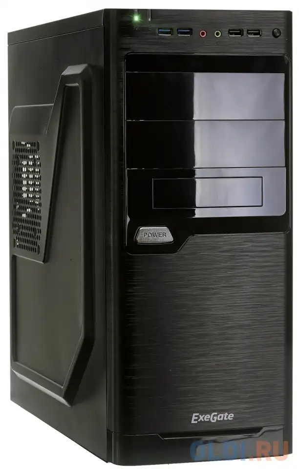 Корпус atx exegate xp-330u 500 вт чёрный ex272729rus, фотография 1