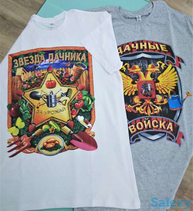 Акция июля -10% Печать на футболках логотипы надписи, фотография 7