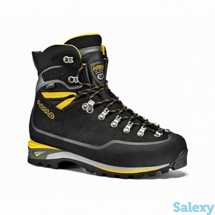 Треккинговые ботинки asolo piolet gv mm black/dk. silver, фотография 1