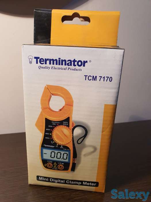 Маленькие мини цифровые клещи серии Terminator TCM 7170 с щупами, фотография 4