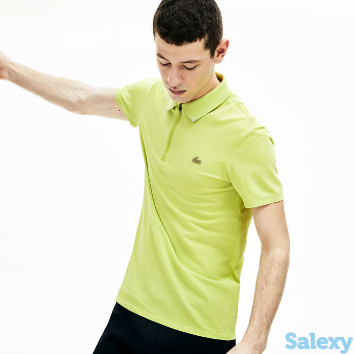 Мужское поло lacoste motion на молнии, фотография 1