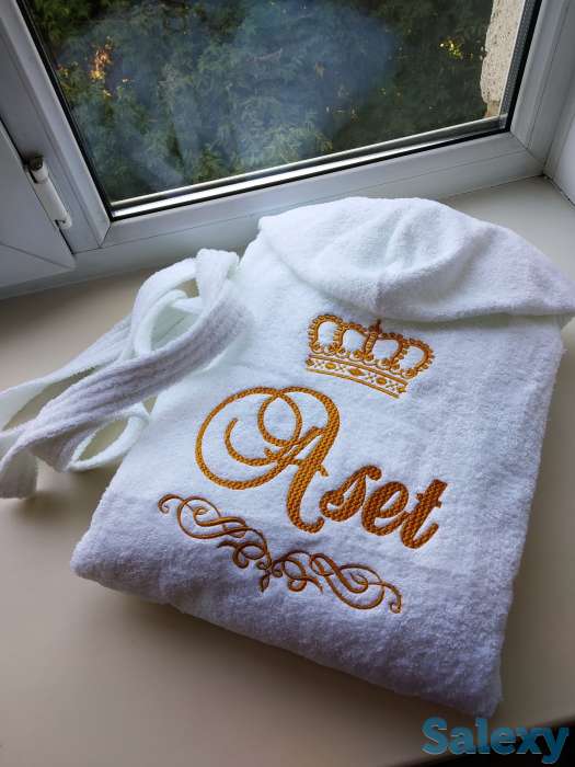 Именной махровый халат, фотография 5