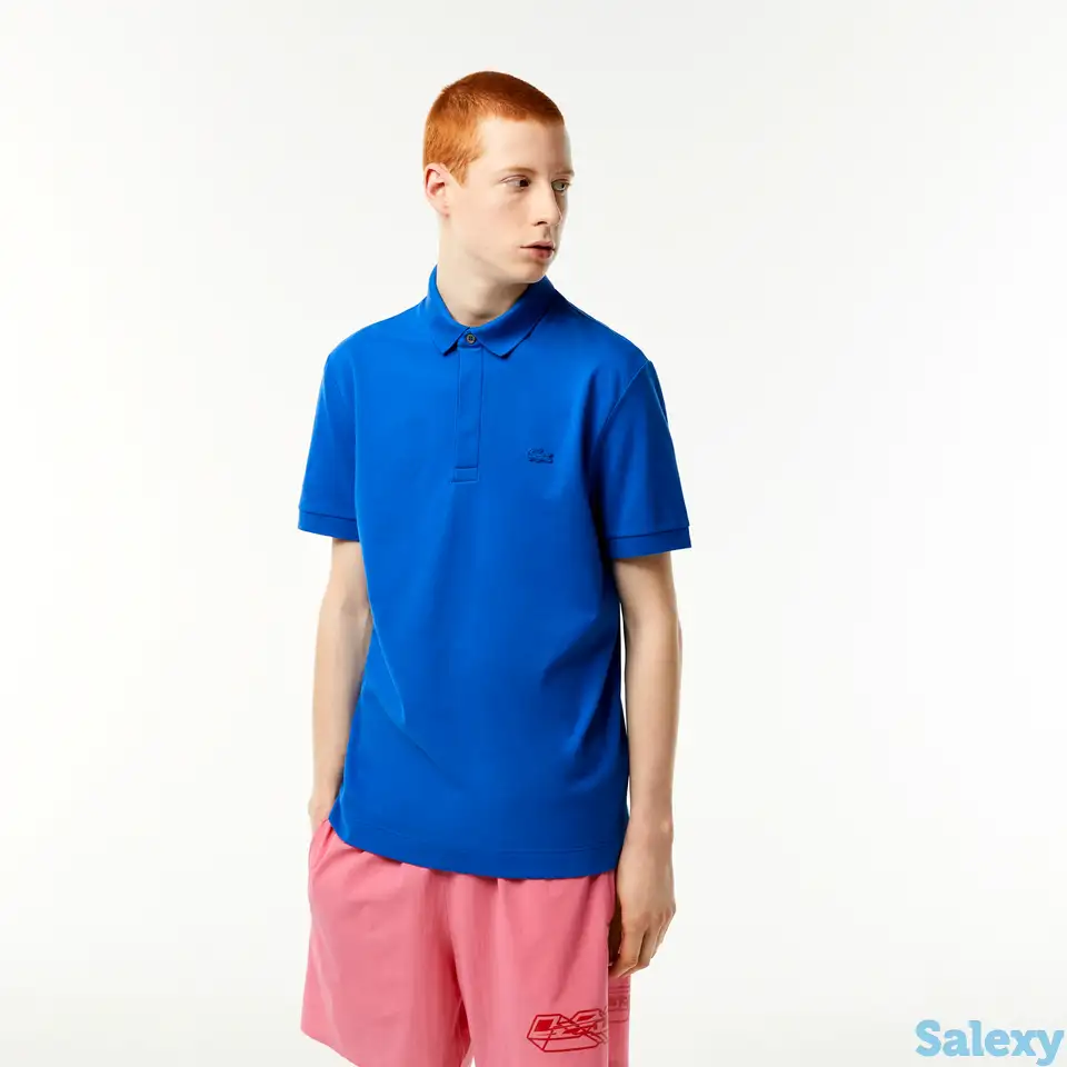 Мужское поло lacoste paris regular fit, фотография 1
