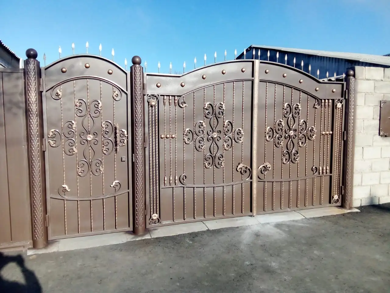 Принимаем заказы на изготовление металлических ворот дверей и решеток по оптимальным ценам, фотография 4