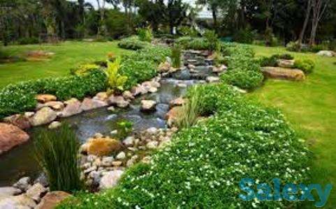 Альпинарии, рокарии, миксбордеры, клумбы, цветники, пруды, ручьи, фонтаны, фотография 7