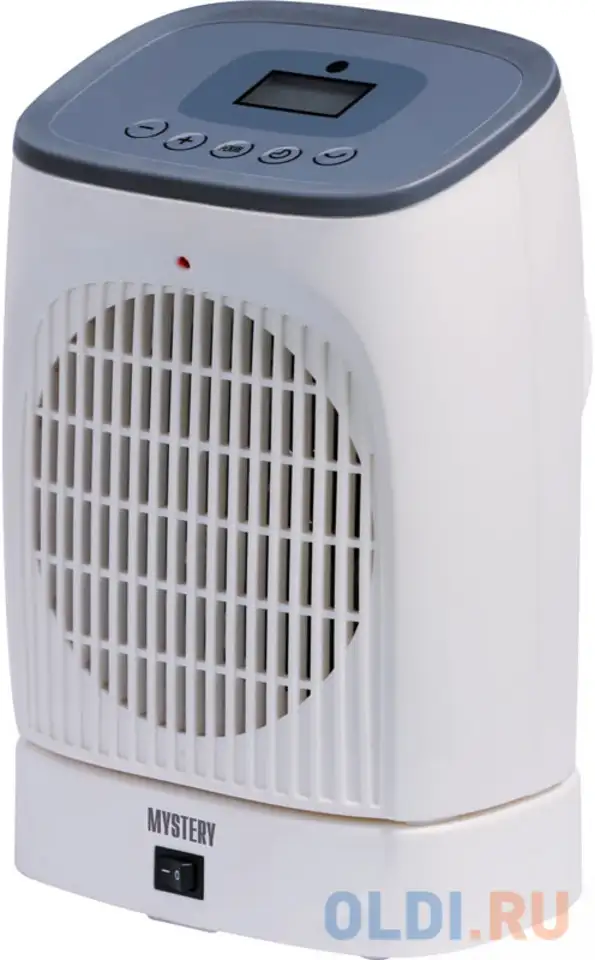 Тепловентилятор mystery mch-1024 2000 вт белый, фотография 1