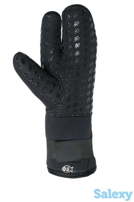 Рукавицы для подводной охоты неопреновые трехпалые scorpena d 8мм, фотография 2