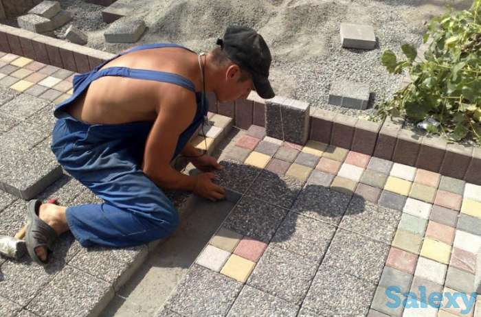 Выполним все работы по укладке тротуарной плитки, фотография 3