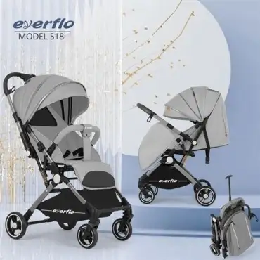 Коляска прогулочная Wingoffly 518S, серый, фотография 3