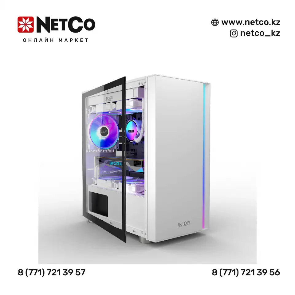 Корпус PCCooler LM300W ARGB WH mATXITX, фотография 1