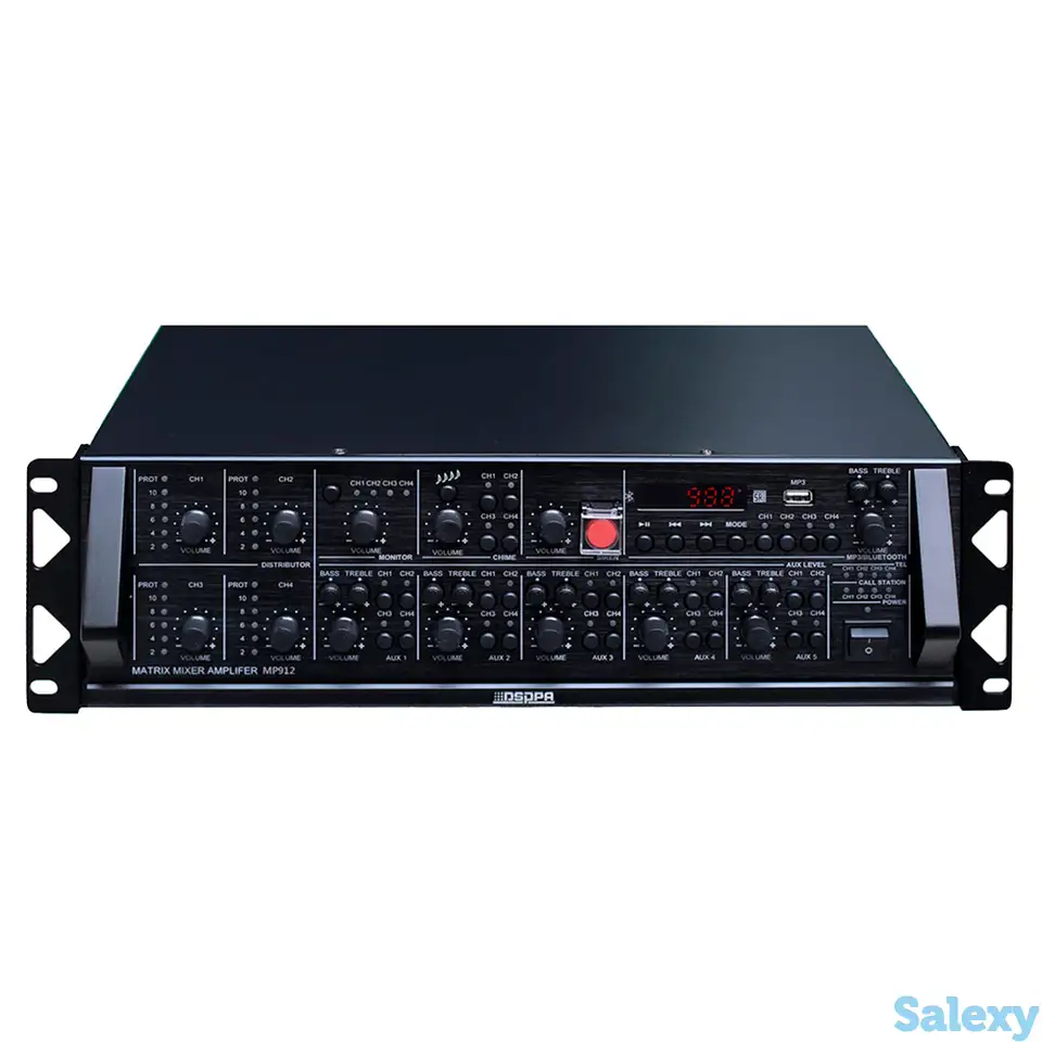 Микшер-усилитель матричный dsppa mp912, фотография 1