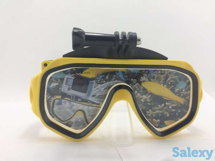 Продам маска для подводного плавания со съемным креплением для экшн камер GoPro, Sjcam, Xiaomi и других экшн камер, ID11, фотография 1