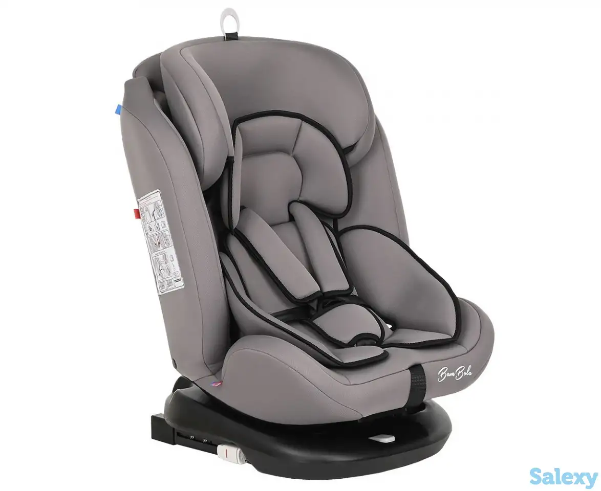 BAMBOLA автокресло для детей 0-36 кг Minori ISOFIX Светло/Серый 2шт/кор, фотография 1
