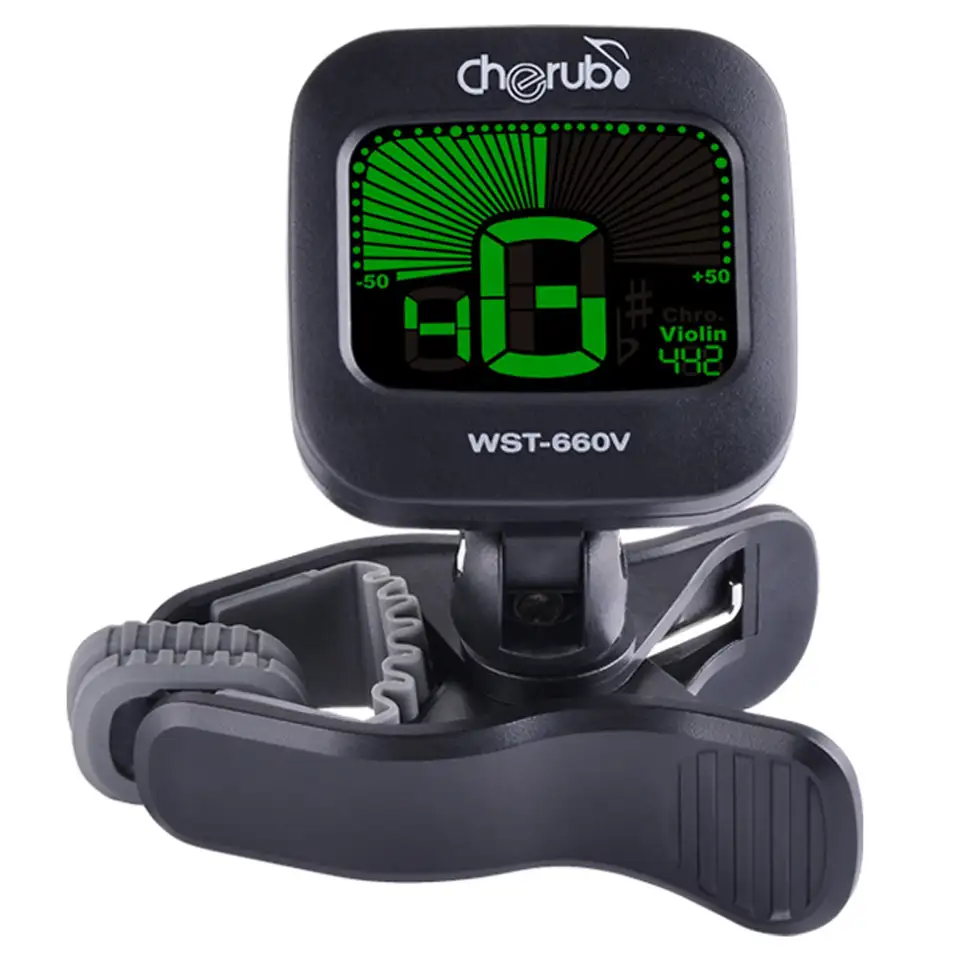 Тюнер для скрипки cherub wst-660v, фотография 1