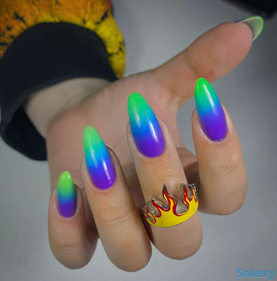 Укрепление гелем и Наращивание ногтей, фотография 6